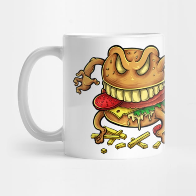 Burger monster by SAN ART STUDIO 